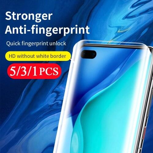 5-1Pcs protective film for Huawei P40 P30 pro plus lite E tempered glass Huawei P20 lite pro phone screen protector on the Glass