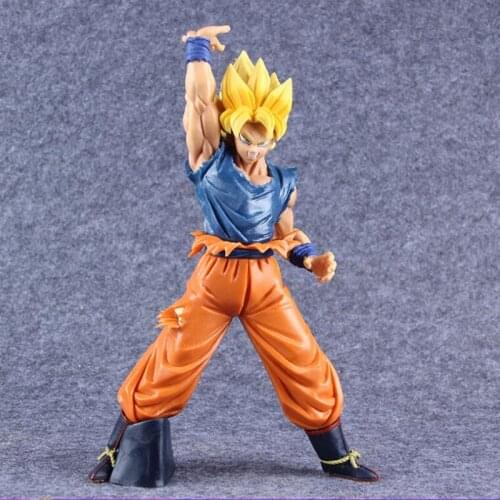 Anime Dragon Ball Super Son Goku Super Saiyan 2 PVC Action Figures Toy Dragon Ball Z Goku Figurine Toys 250mm