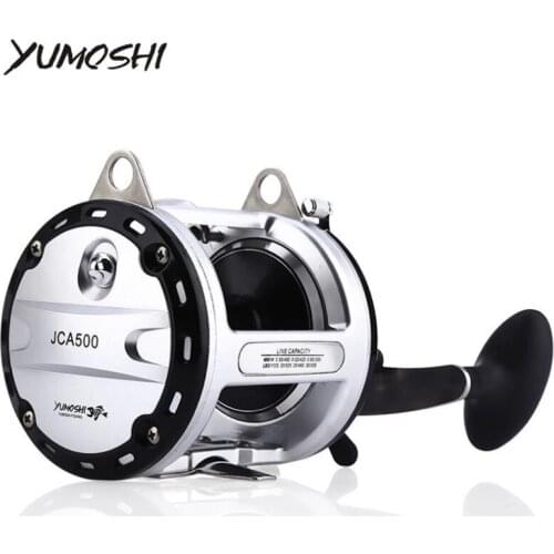 Yumoshi Bait Casting Reel 15kg Max Darg Sea Fishing 500 model All metal Fishing Reel Feeder Trolling Fishing Reel Casting