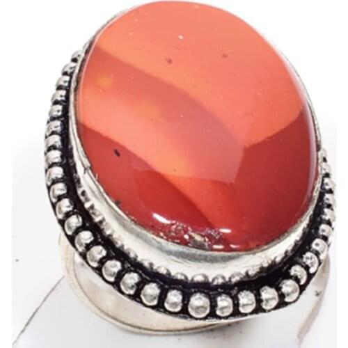 Red Jasper Silver Overlay over Copper , Size: 8.5 , R5534