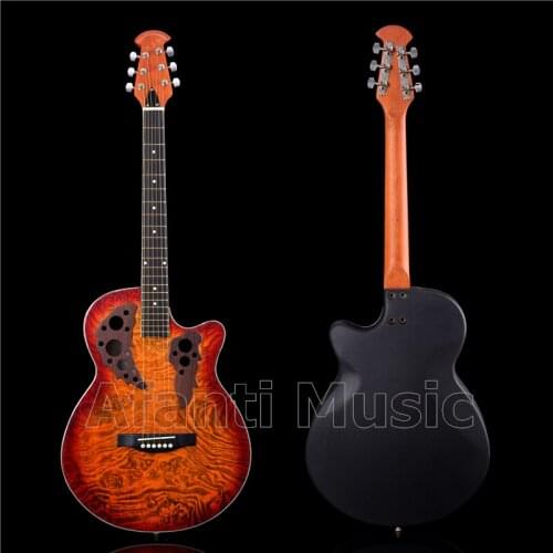 HOT! Afanti Music Super Roundback/ Carbon Fiber Back & Side Acoustic guitar (ANT-051)
