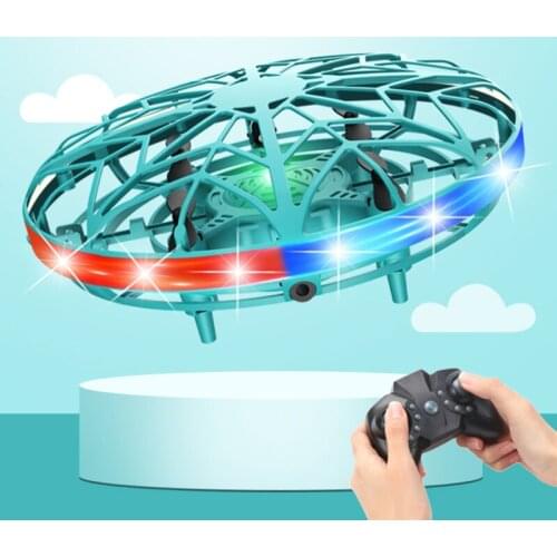 Mini Remote Control Unmanned Aerial Vehicle Suspension Toy Kid Intelligent Hand Flying Toy Light Body Sense Small Four Axis Toy