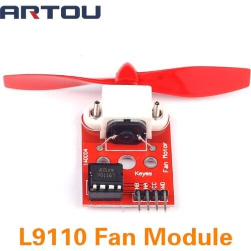5V L9110 Fan Motor Module Fan Propeller Firefighting Robot for Arduino DIY