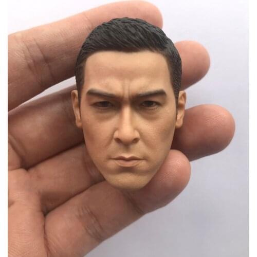 1/6 Scale Hong Kong Male Star Head Sculpture Model for 12" Action Doll