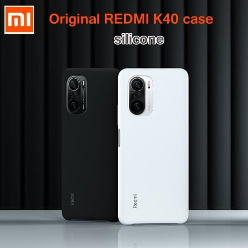 100% Original Xiaomi Redmi K40 Pro Case Soft Back Cover Liquid Silicone Phone Protector Case Xiaomi Redmi K40 Pro K40Pro Fundas