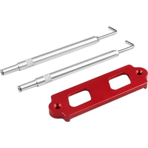 Battery Tie Down Kit Hold Down Rod with Tray Hooks for Civic/CRX S2000