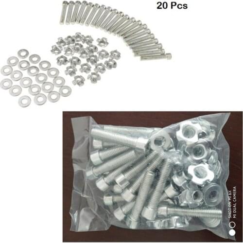 20 Pcs Rock Climbing Wood Wall Screw Set Wrench Combination for 10 Pcs Climbing Rock Accessories