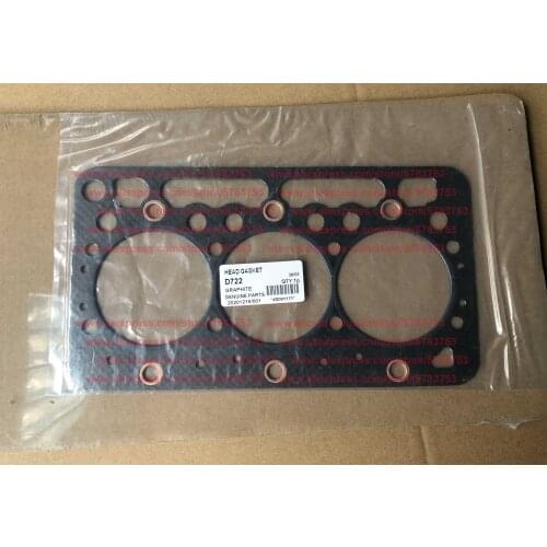 Kubota 16871-03310 Cylinder Head Gasket, Kubota engine parts, Kubota D722 Engine
