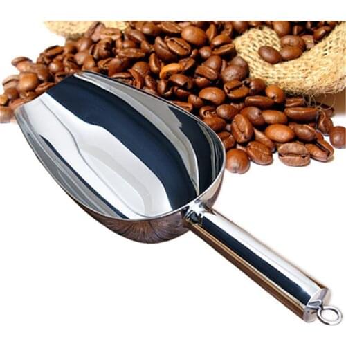 Stainless-Steel Ice Scoop Party/Bar Buffet Kitchen Sugar Flour Dry Goods Shovel