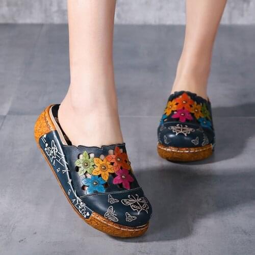 Careaymade-Folk style Head layer cowhide pure handmade Carved shoes, the retro art mori girl shoes,Womens casual Sandals0933-81