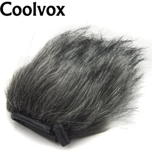 Coolvox Quality Artificial Fur Wind Shield Microphone Windshield Windscreen Muff for 6.9cm Longth