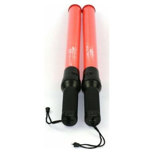 2pcs Traffic Safety Light Baton Warning LED Light Road Safety Control Outdoor
