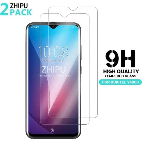 2Pcs Tempered Glass For Oukitel Y4800 Glass Screen Protector 2.5D 9H Premium Tempered Glass Oukitel Y4800 Protective Film