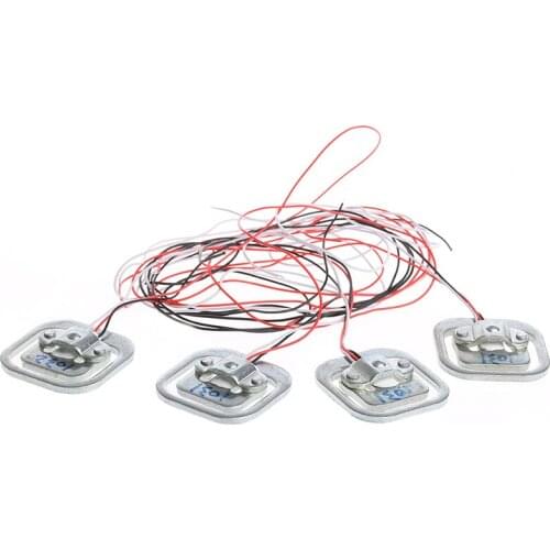 4Pcs 50Kg Human Body Scale Weighing Sensor Resistance Strain Half-Bridge