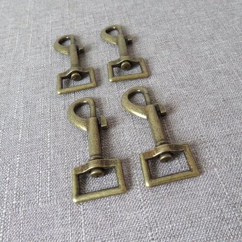 50pcs 20mm metal lead clasp belt buckle for dog leash rope straps buckle sewing accessory spring snap hook hardware high quality