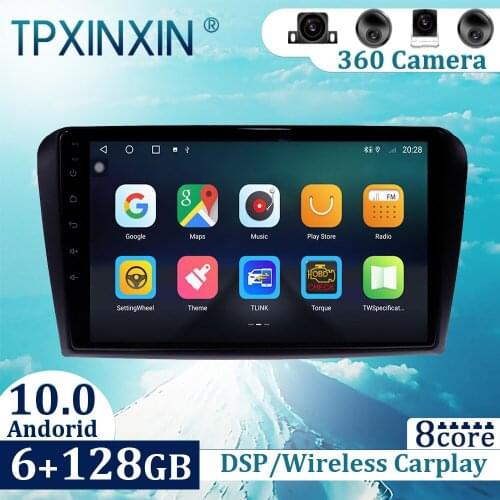6+128GB For Mazda 3 2006-2011 Android 10 Carplay Radio Player Car GPS Navigation Head Unit Car Radio with Screen