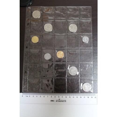 CA7 coin album coin collection book loose-leaf can hold 30 coins/pcs 10pcs/lot