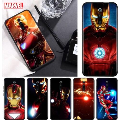 Marvel Super Hero Avengers Iron Man For Xiaomi Redmi 9T 9I 9AT 9A 9C 9 8A 8 7A 7 6A 6 5A 5 4X PRO Prime Plus Black Phone Case