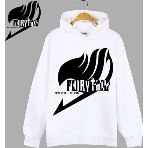 Fairy Tail Cosplay Hoodies Natsu Dragneel Lucy Heartfilia Cartoon Print Hoodie Winter Autumn Fleece Sweatshirts Casual Pullover