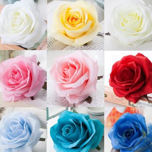 Artificial Flowers Silk Rose Peony Flower Head for Wedding Decoration DIY Flower Wall Table Flower Ball for Background Decor