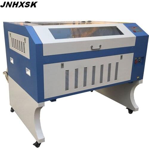 JNHXSK 6090 M2 control Laser Engraver cutting machine 600*900mm 60W/80W/100W/ 220V/110V CO2 Glass Tube wood rumber plywood