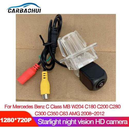 Car Rear View Back Up Reverse Parking Camera For Mercedes Benz C Class MB W204 C180 C200 C280 C300 C350 C63 AMG 2008~2012 CCD hd
