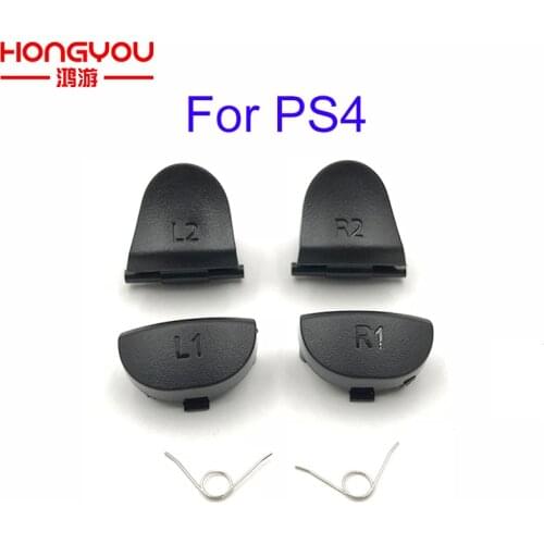 10PCS L1 R1 L2 R2 Trigger Buttons Button with Spring Replacement For PlayStation 4 PS4 Controller