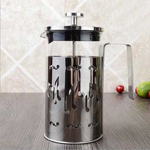High Grade Stainless Steel Coffee Pot French Press Pot Creative Tea Tools Tea Pot Free Shipping