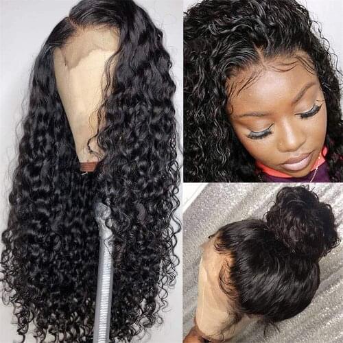 Free Part Kinky Curly Lace Front Wigs for Black Women Synthetic Lace Wig with Baby Hair Replacement Lace Wig High Tempreture