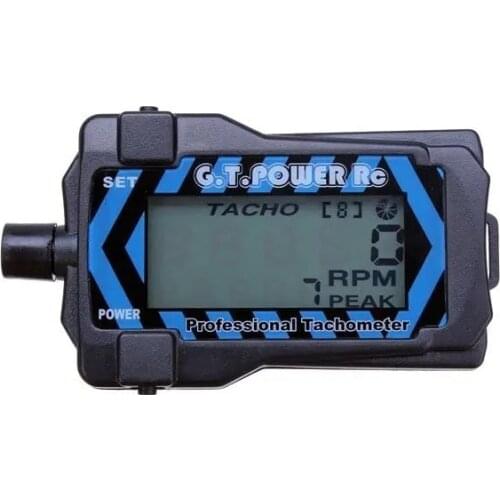 New style G.T.POWER RC Micro Digital Tachometer LCD for 2-9 Blade