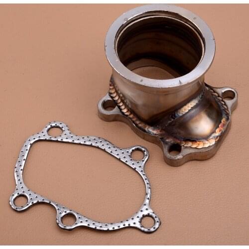 New Car Turbo Downpipe 5 Bolt To 2.5'' V Band Flange Adapter Gasket Fit For GT25 GT28 T25 T28 Accessories
