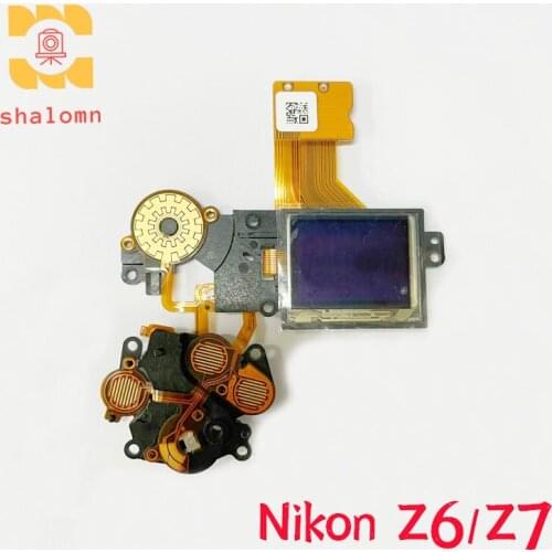 Original Top Cover Shoulder Small LCD Display Screen With Flex Cable Repair Parts For Nikon Z6 Z7 Camera