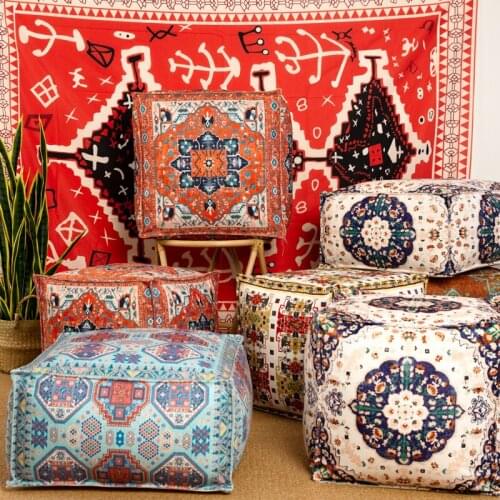 The Moroccan style home sit mound sitting room bedroom futon thick cushion floor pillow lumbar pillow fluffy pillow cushions