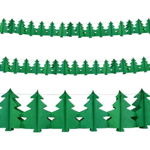 Christmas Hanging Paper Garland Chain Home Festival Party Ceiling Banner Decor For Classroom, Shop, Party, Christmas Decorations