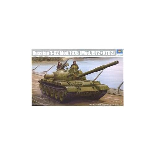 Trumpeter 1/35 scale model 01552 T-62 Main War Tanks 1975 Type (1972 + KTD2)