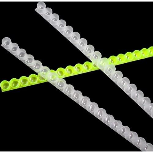 60PCS Wholesale Beekeeping Single Row 33 Holes Pulp Collect Bee Milk Royal Jelly Strips Bar Plastic Bees Apiculture Farm