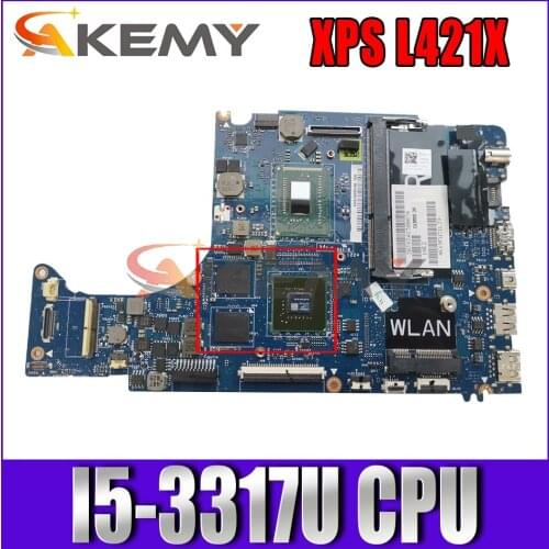 Akemy CN-09WRFH 9WRFH FOR Dell XPS L421X Laptop Motherboard QLM00 LA-7841P REV:1.0 I5-3337U Mainboard 100% tested
