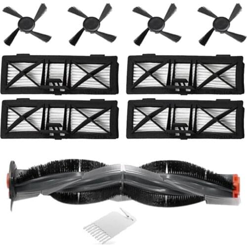 10Pcs For Neato Botvac D3 D4 D5 D6 D7 Sweeper Accessories Main Brush Side Brush HEPA Filter