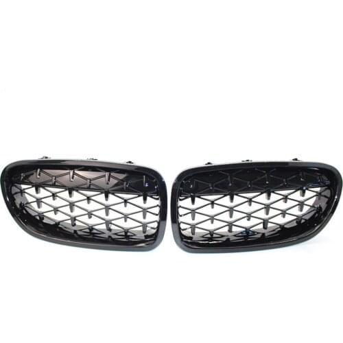 Front Grill Diamond Metero Style Grille For BMW 5 Series F10 F11 2010-2016 15 14 13 12 11 Pre-Facelift