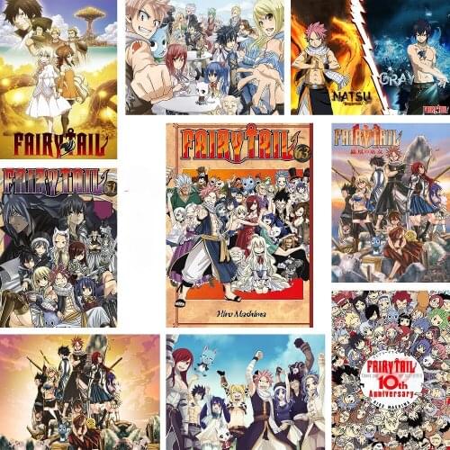 Fairy Tail 5D DIY Diamond Painting Cross Stitch Mosaic Diamond Embroidery Full Square Diamond Home Decoration