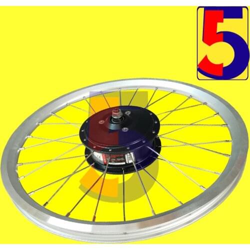 AKM-74mm Motor+KT 15A Controller Kit 36V250W EBike Front Hub Motor Fork Size 74mm 28 Holes RPM 328 Suitable for Brompton Bike