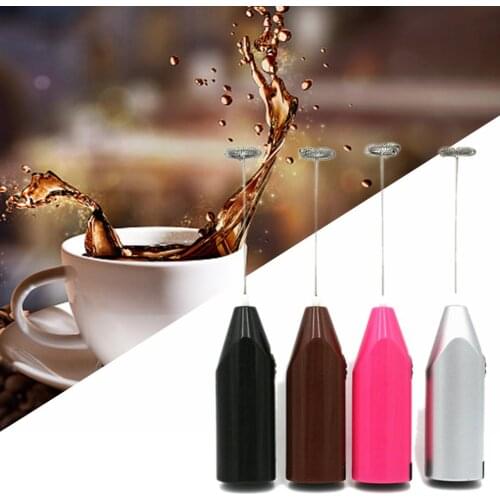 Hot 1pc Milk Drink Coffee Whisk Mixer Electric Egg Beater Frother Foamer Mini Handle Stirrer Practical Kitchen Cooking Tool