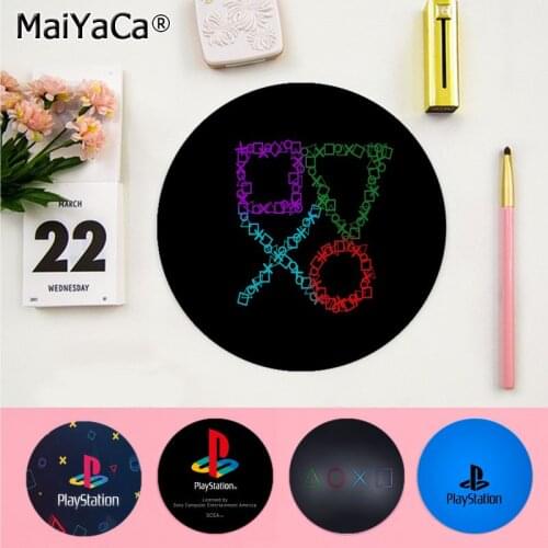 MaiYaCa Designs Hot game PlayStation Unique Desktop Pad Game Lockedge Mousepad Anti-Slip Laptop PC Mice Pad Mat gaming Mousepad