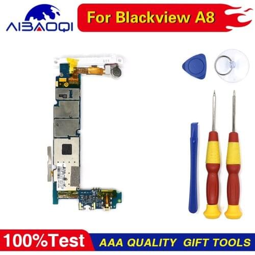 Mainboard 1G+8G ROM Motherboard For Blackview A8 Android 6.0 MediaTek MT6580 Octa Core Phone Perfect Replacement Parts FreeTools