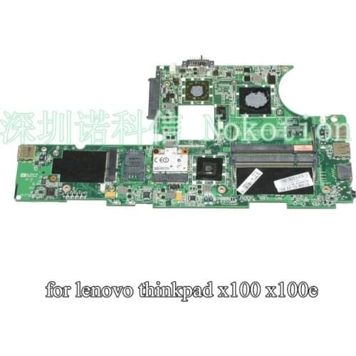 NOKOTION 75Y4669 60Y5711 Notebook PC Motherboard For Lenovo X100e Main Board Athlon Neo MV-40 CPU DDR2 DAFL3BMB8E0