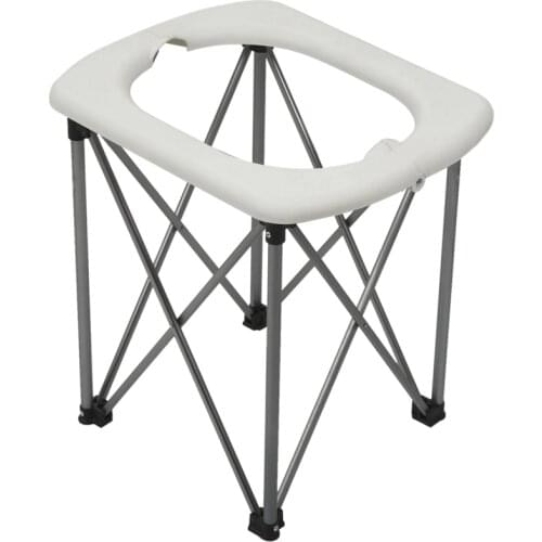 Outdoor Emergency Mobile Seat Toilet Multi-Function Folding Toilet Seat Chair For Camping Hiking Travel Portable Travel Car Toil