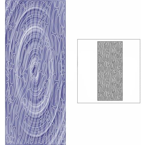 New Slim Spotted Dense Water Stains Background Plate Craft Embossing 2021 Metal Cutting Dies for Scrapbooking Album Card Making