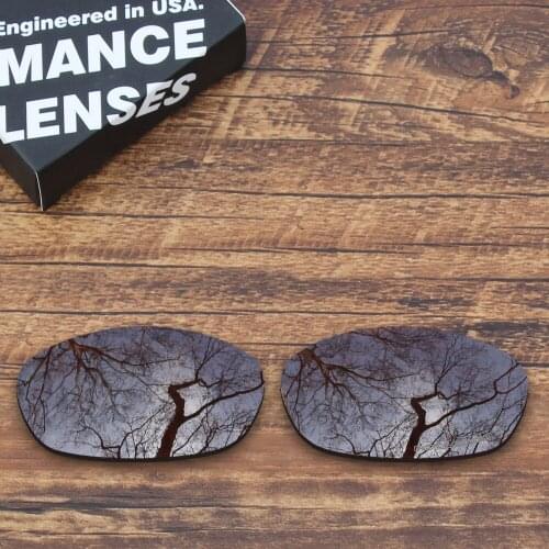 ToughAsNails Resist Seawater Corrosion Polarized Replacement Lenses for Oakley XS Fives Sunglasses Brown