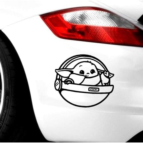 "Baby In Car" Black Laser English Kids Baby On Board Car 3D Sticker Car Decals Vinyl Stickers Family Auto Cover car decor
