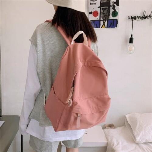 College Student Ladies Cute Backpack Women Female School Bags Book Kawaii Backpack Nylon Girl Trendy Bag For Teenager